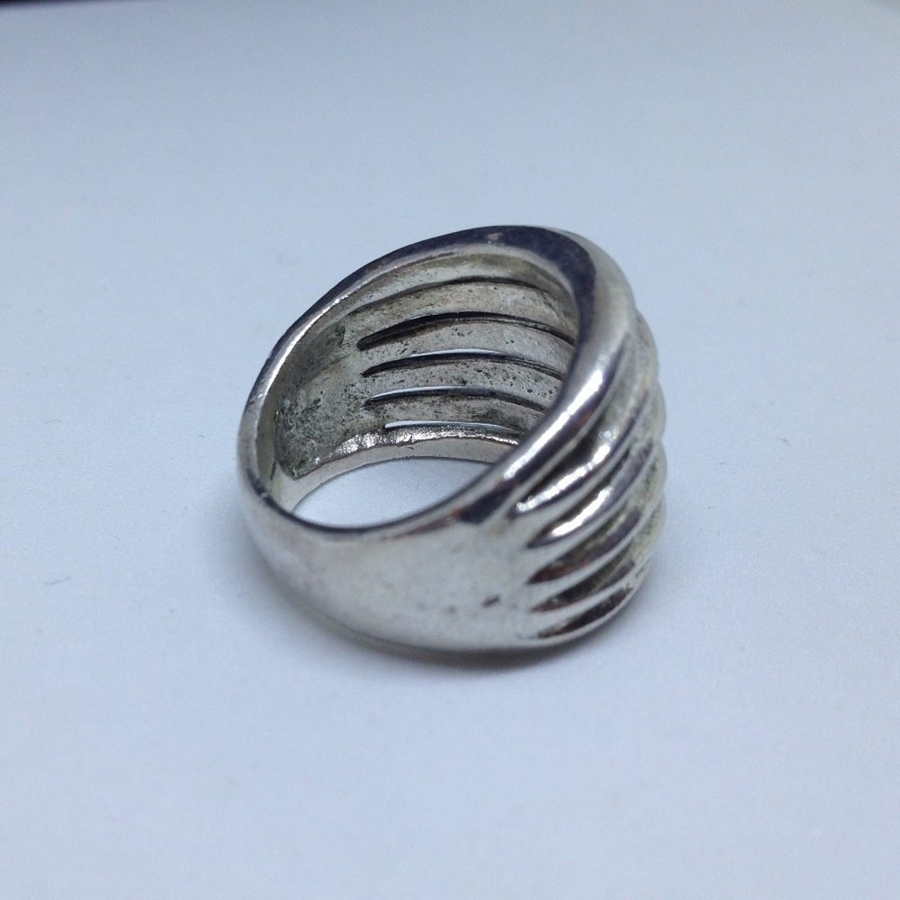 Silver Statement Ring - image 2